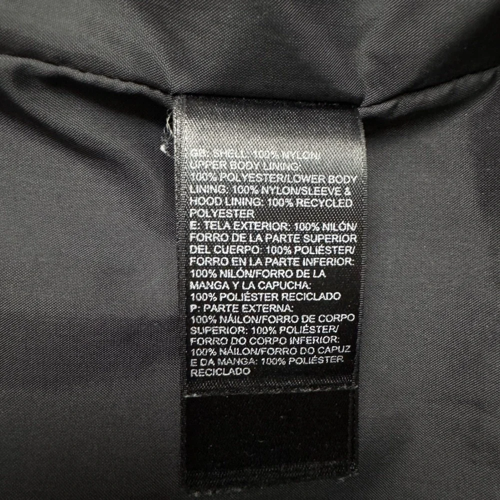The North Face Jacket Mens L Black Ski Snowboard Shell Hooded Neon HyVent